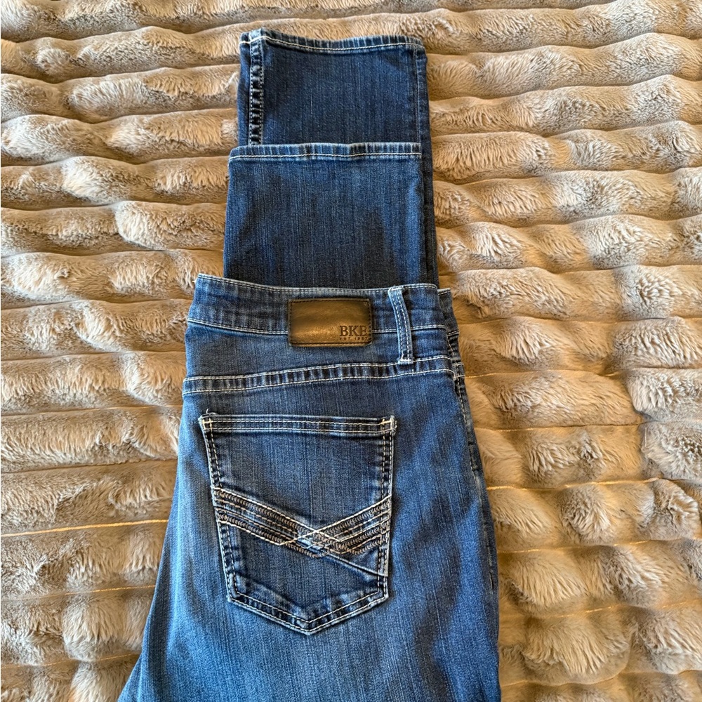 Men’s BKE Dark Blue Straight Cut Jeans